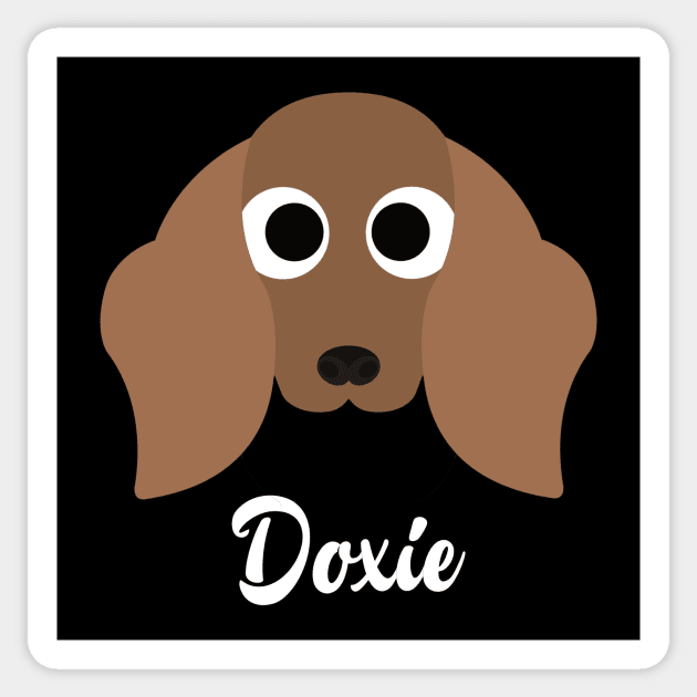 Doxie -Dachshund Sticker by DoggyStyles